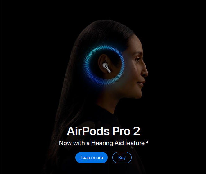 AirPods Pro 2 - Now with Hearing Aid feature AirPods Pro 2 - Now with Hearing Aid feature