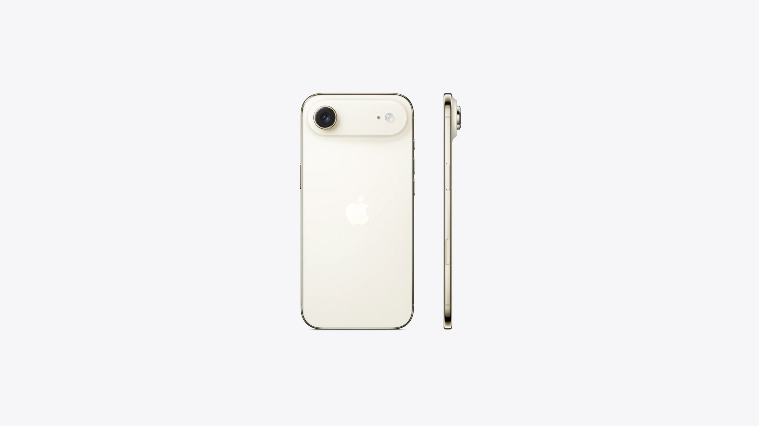 iPhone Air finish select 202509 light gold AV1 at Apple Store